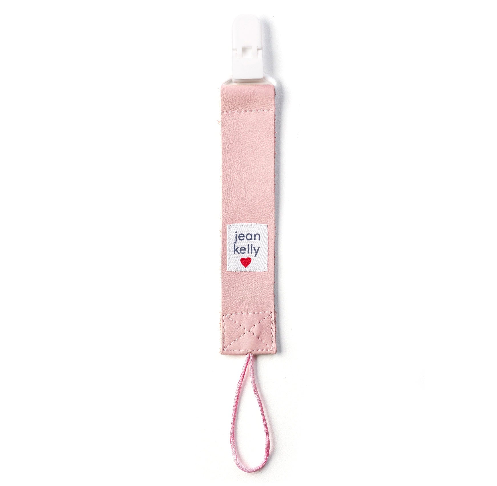 Leather Dummy Clip - Pink