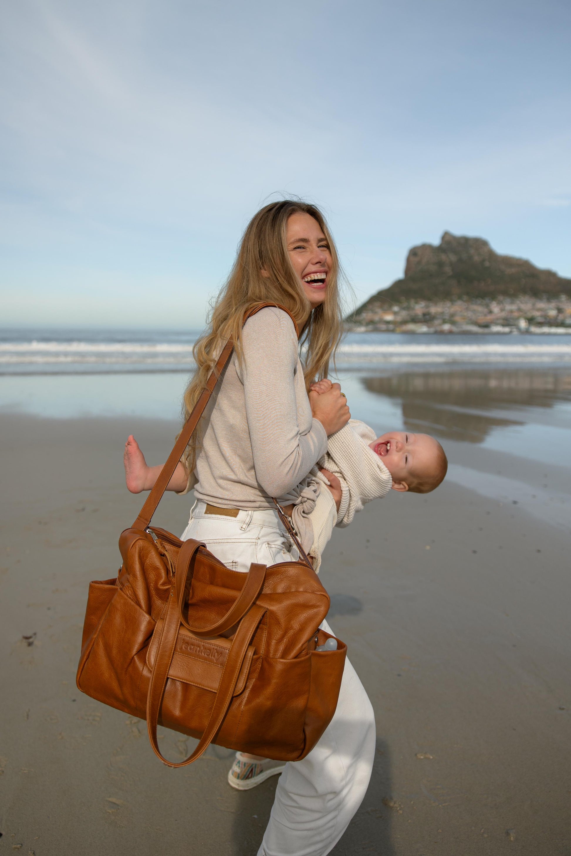 Jeankelly Classic 5 Pocket Leather Bag - Toffee - Busy Sewing - Please message for pre-order x