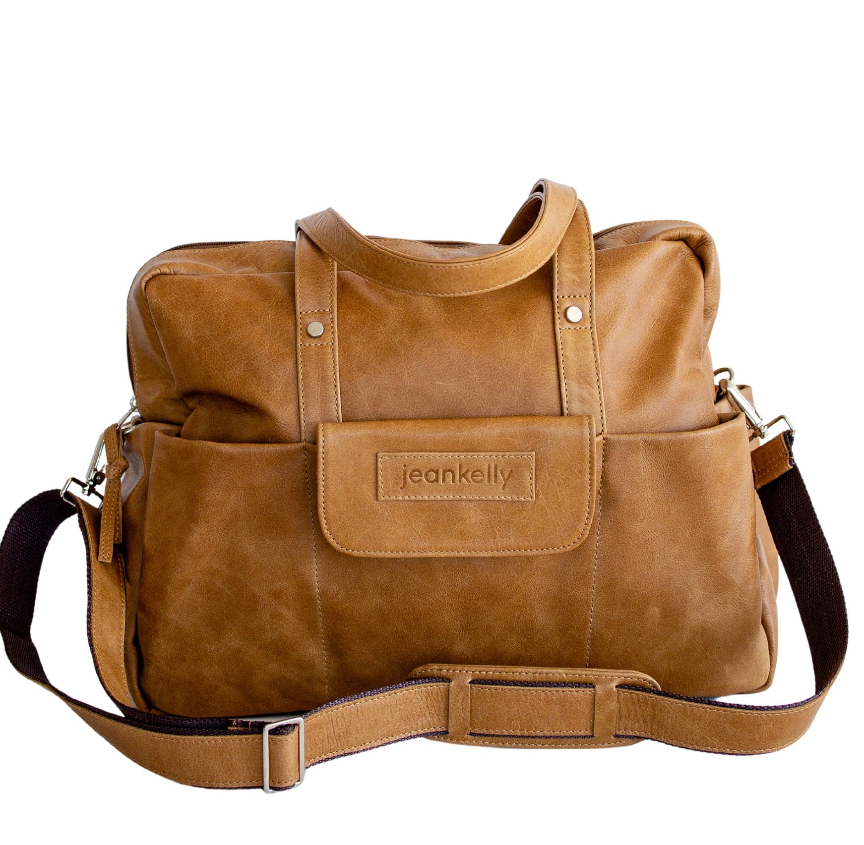 Jeankelly Classic 5 Pocket Leather Bag - Vanilla Blonde – jeankelly