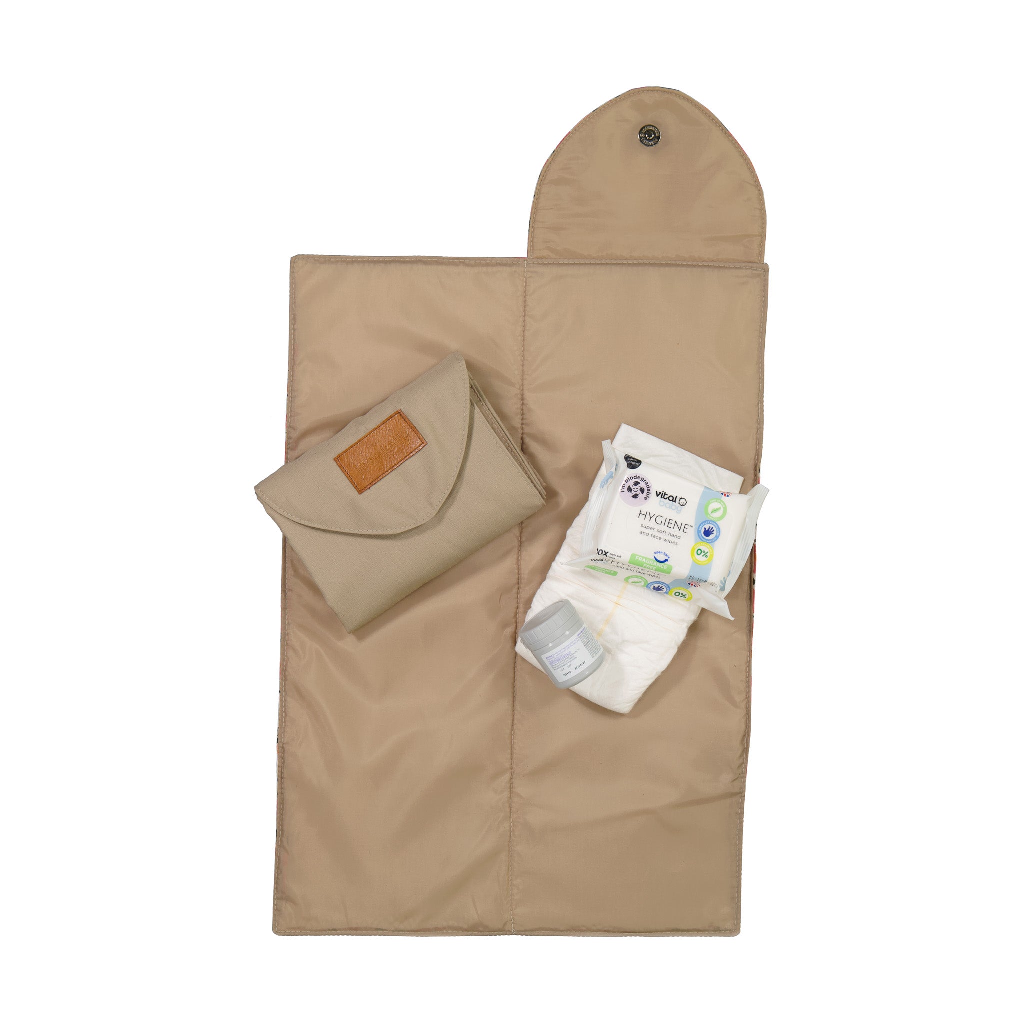 Jeankelly Padded Changing Mat - Beige