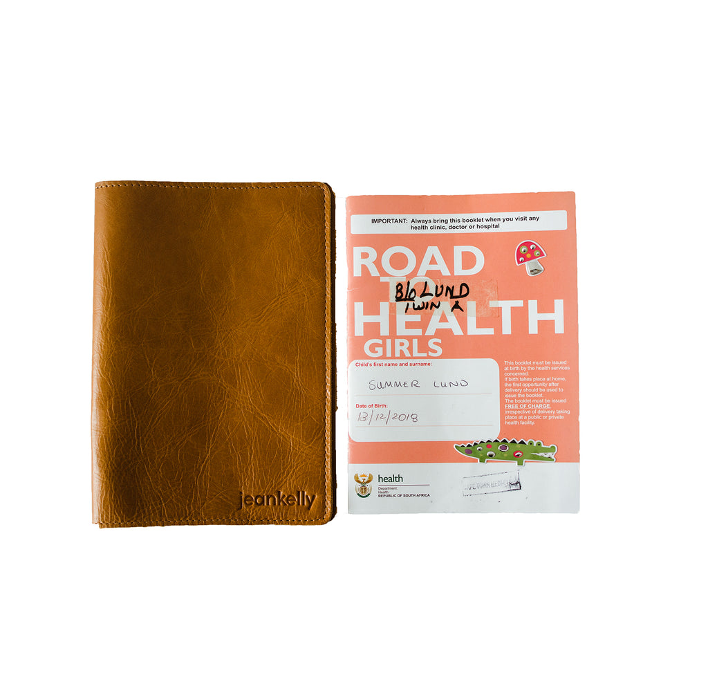 Leather Health Book Cover (Fits Road to Health)