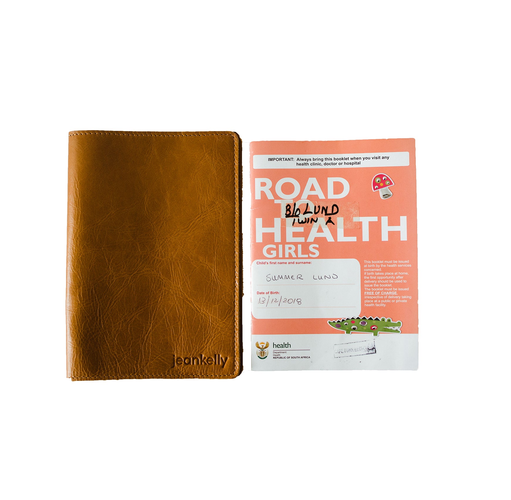 Leather Health Book Cover (Fits Road to Health)