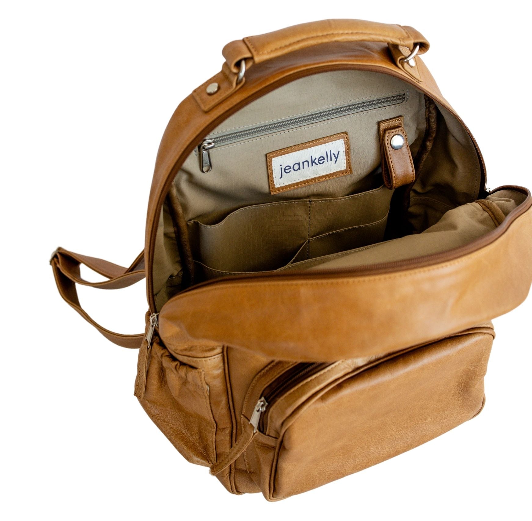 Jeankelly Original Leather Backpack - Vanilla Blonde