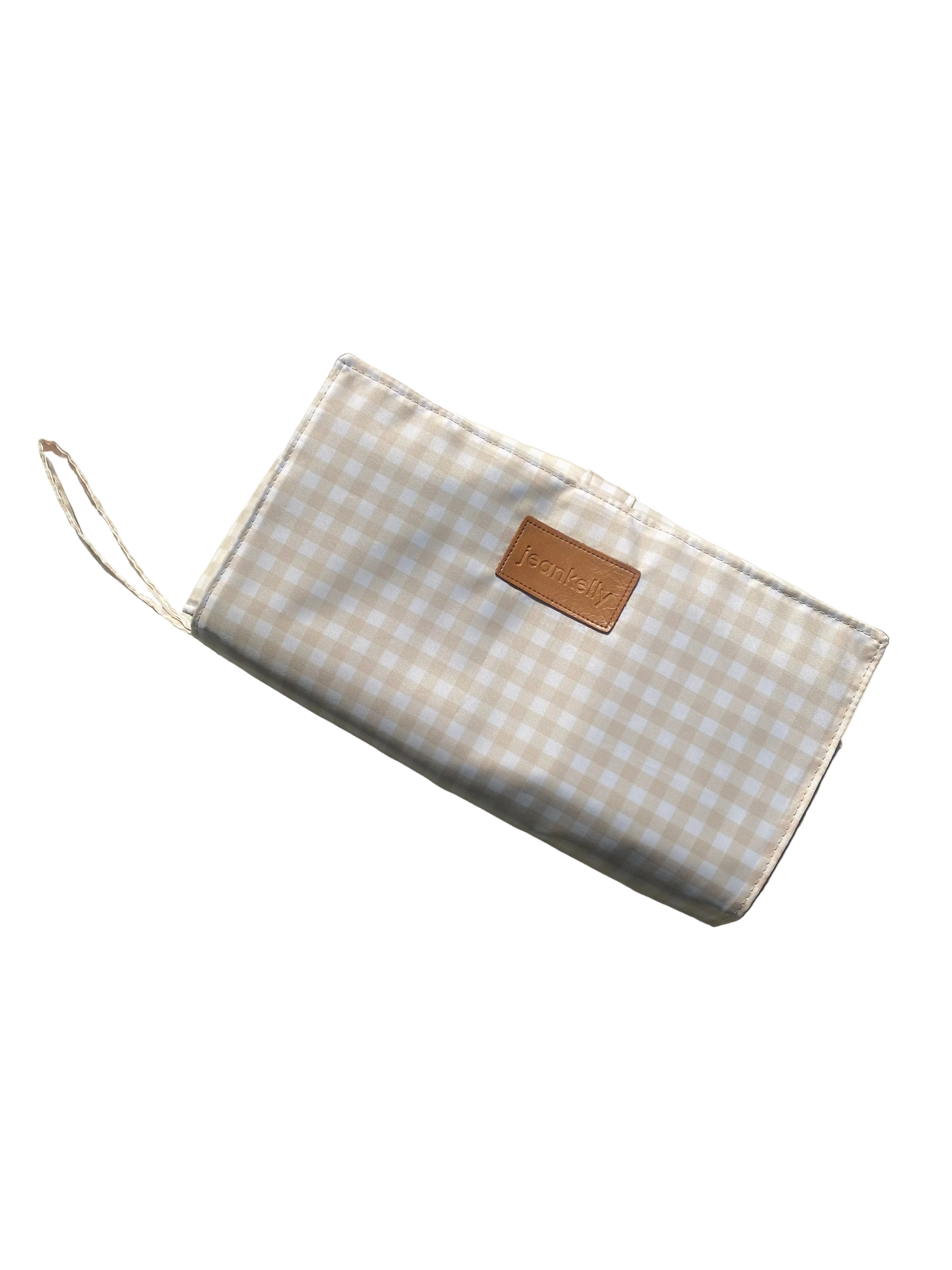 Jeankelly Changing Clutch - Beige Gingham