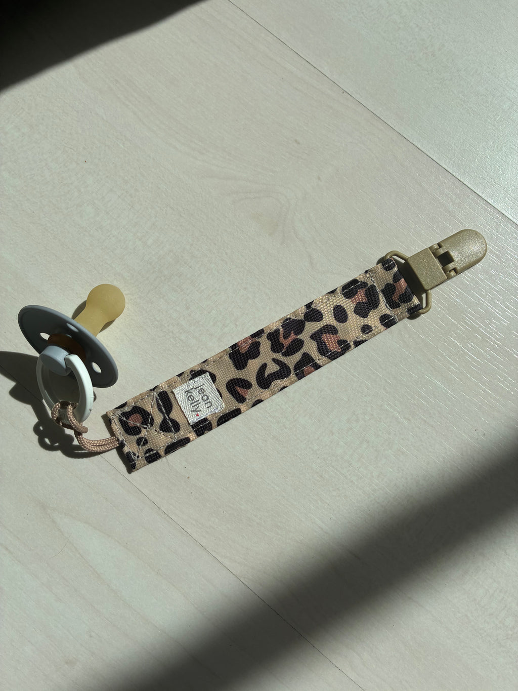 Leather Dummy Clip - Leopard Material