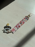 Leather Dummy Clip - Floral Material