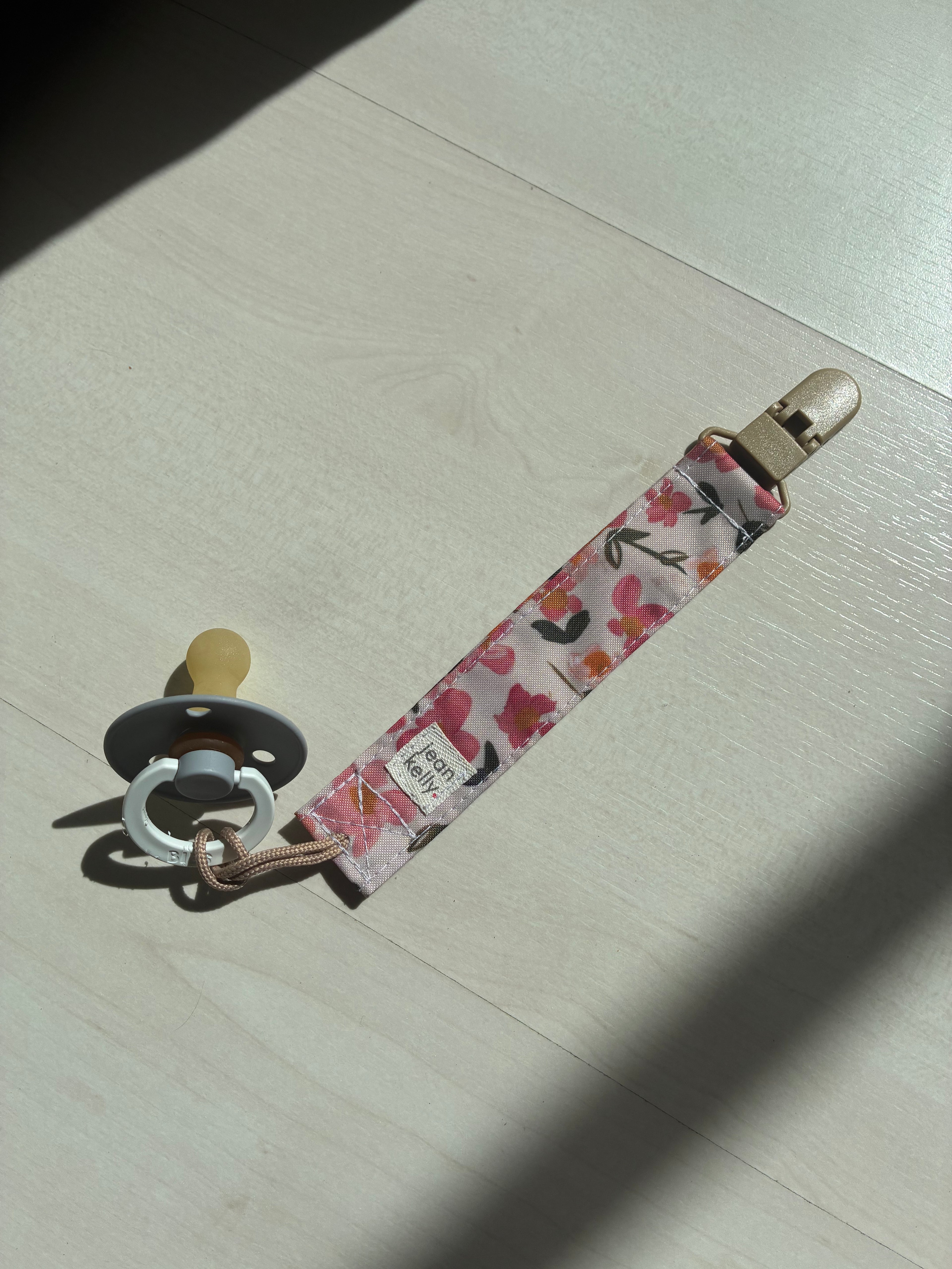 Leather Dummy Clip - Floral Material