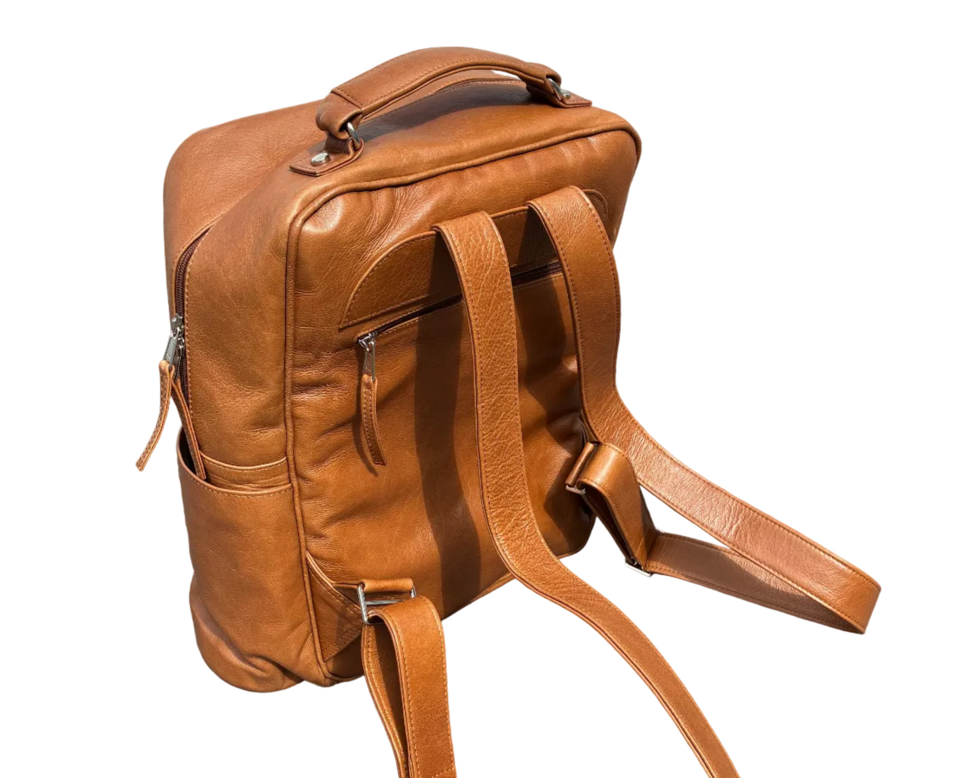 Jeankelly Original Leather Backpack - Toffee