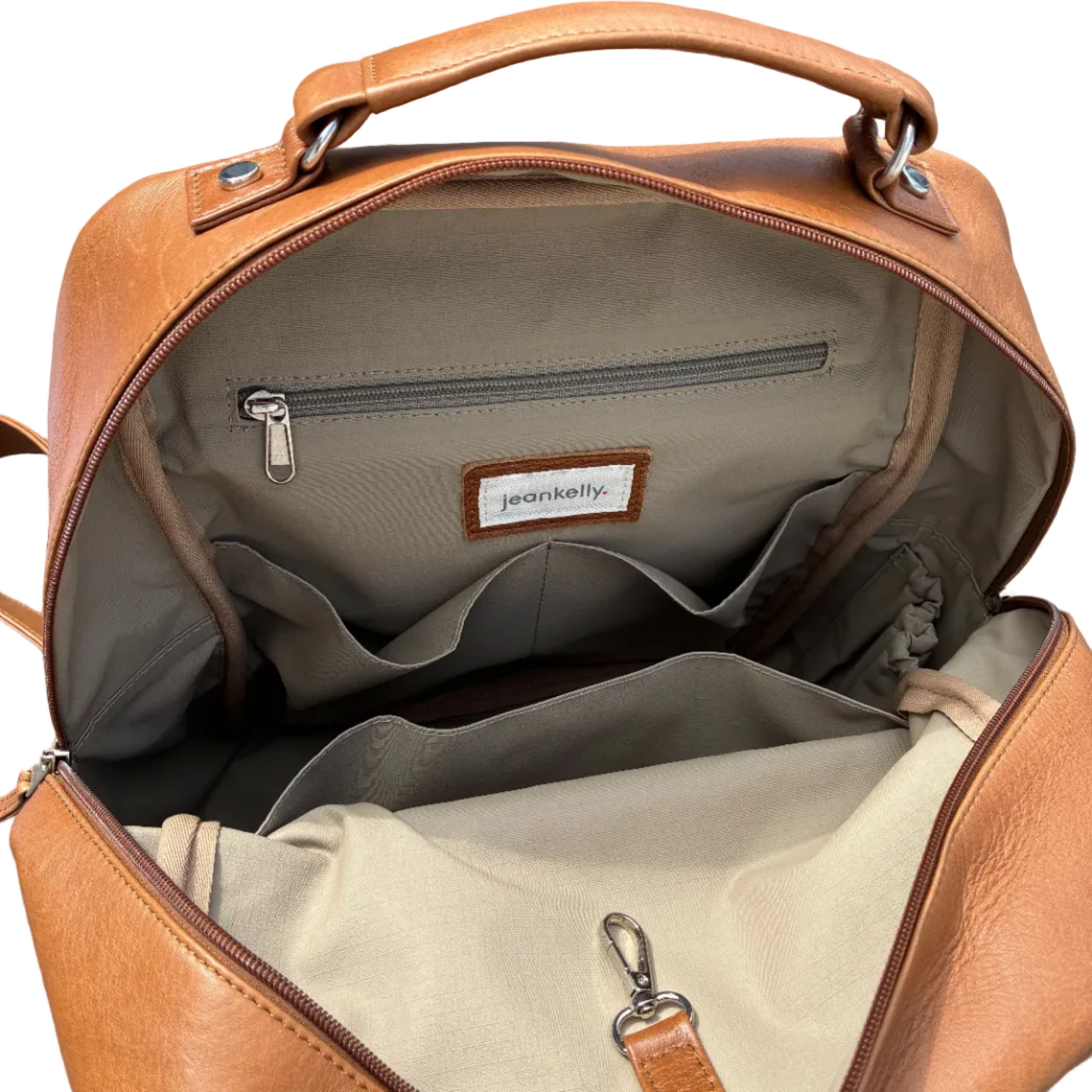 Jeankelly Original Leather Backpack - Toffee