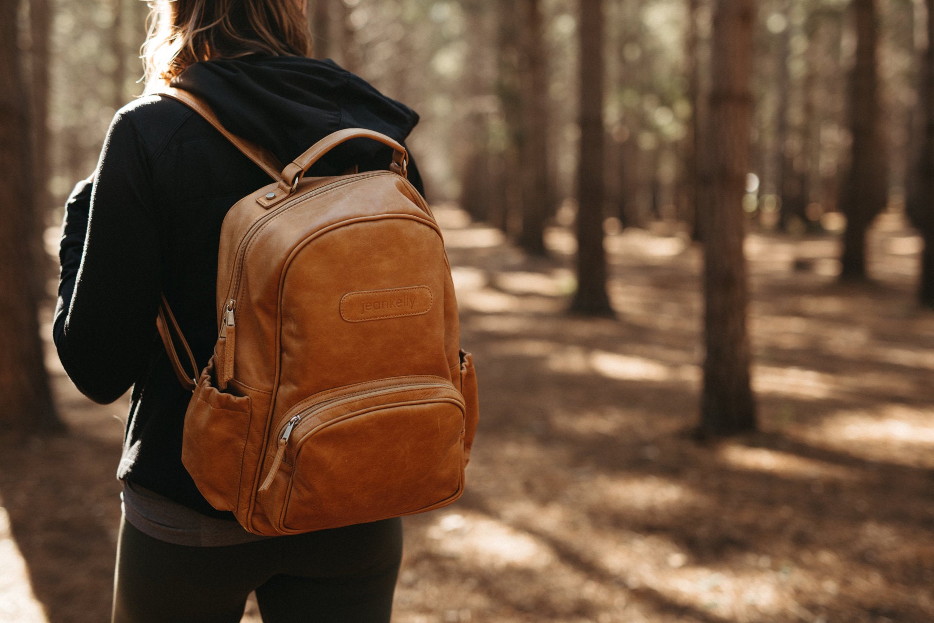 Jeankelly Original Leather Backpack - Vanilla Blonde