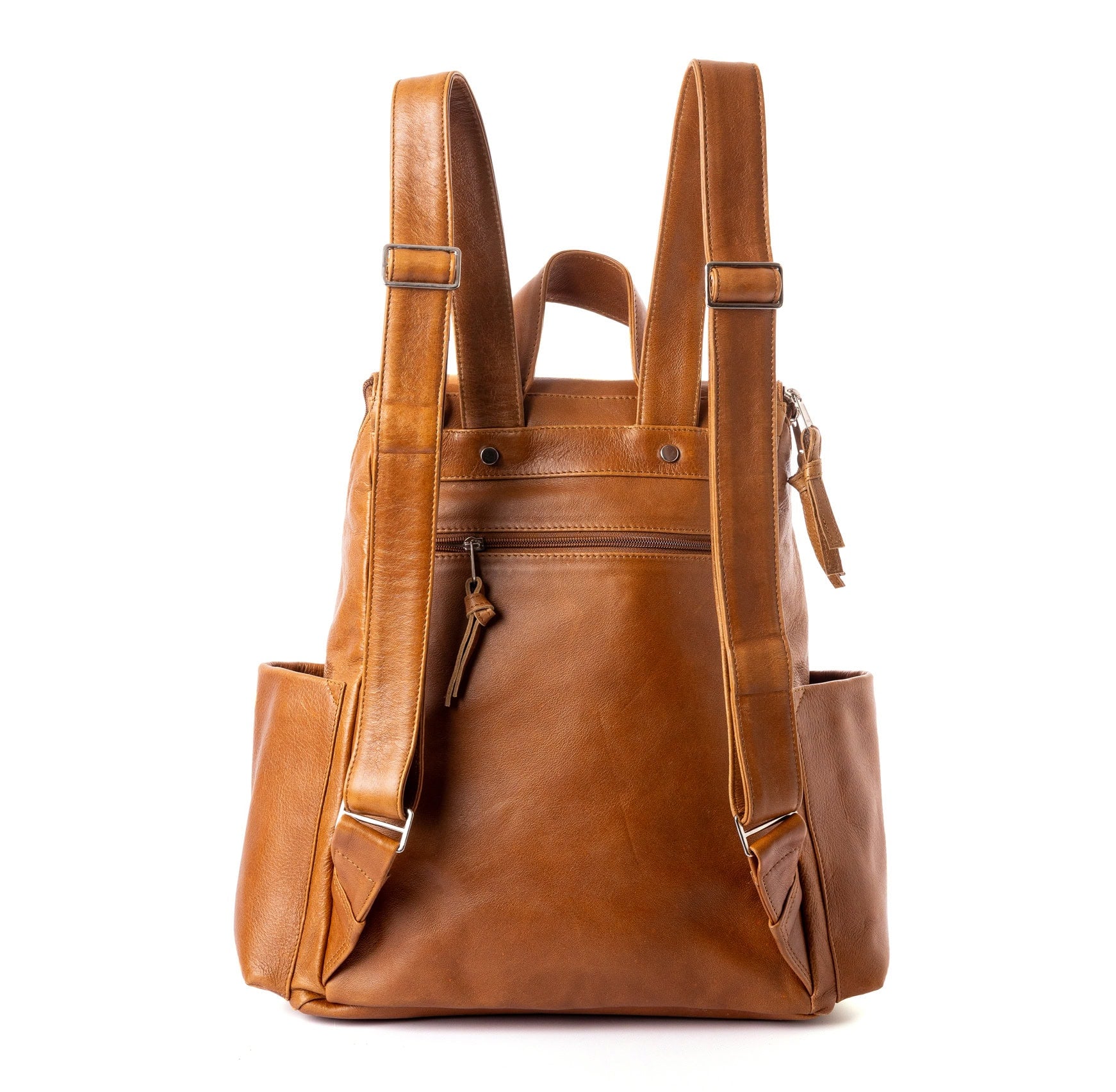 Jeankelly Classic Leather Backpack - Toffee - Busy Sewing - Please message for pre-order x