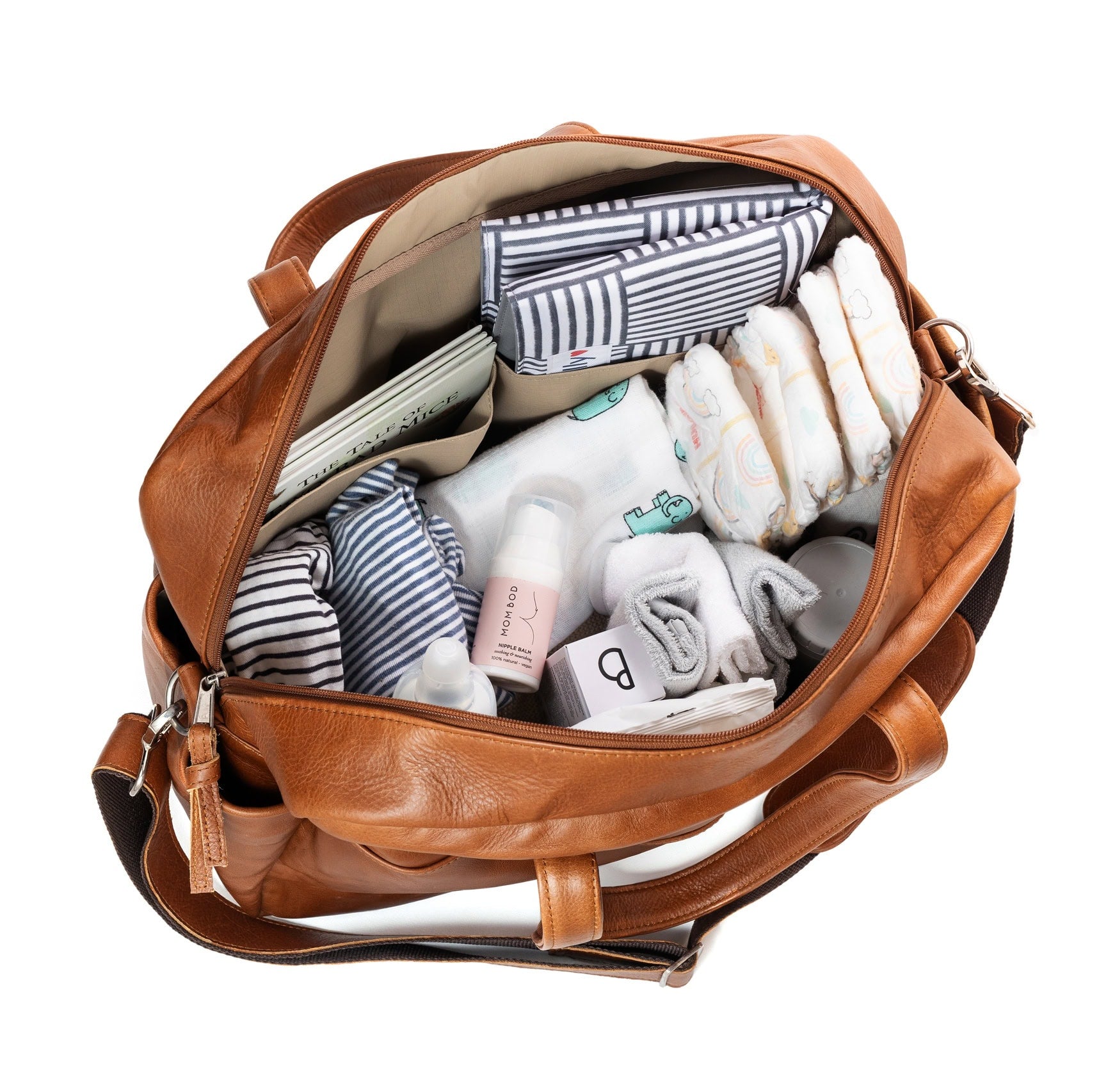 Jeankelly Classic 5 Pocket Leather Bag - Toffee - Busy Sewing - Please message for pre-order x