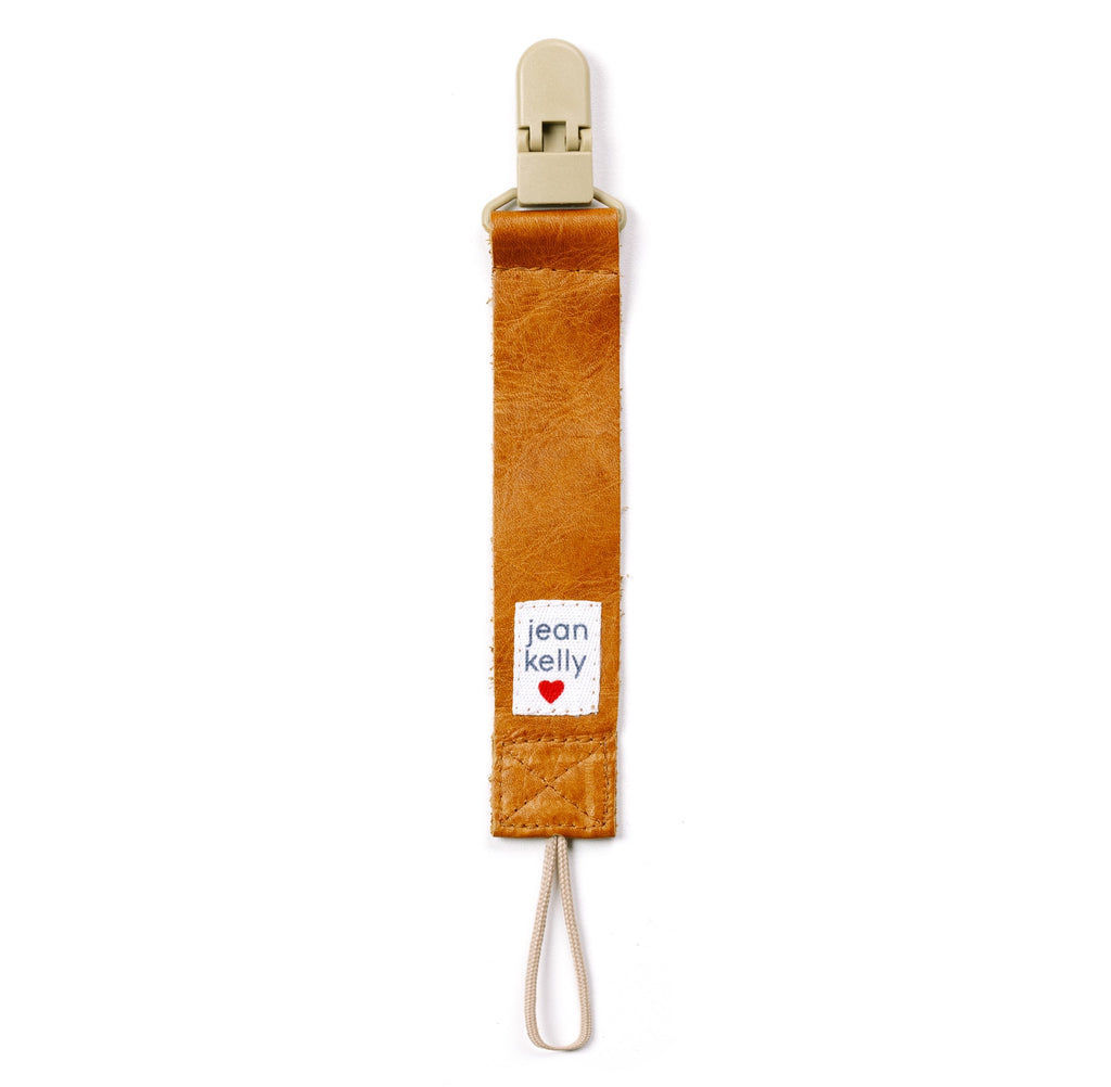 Leather Dummy Clip - Tan