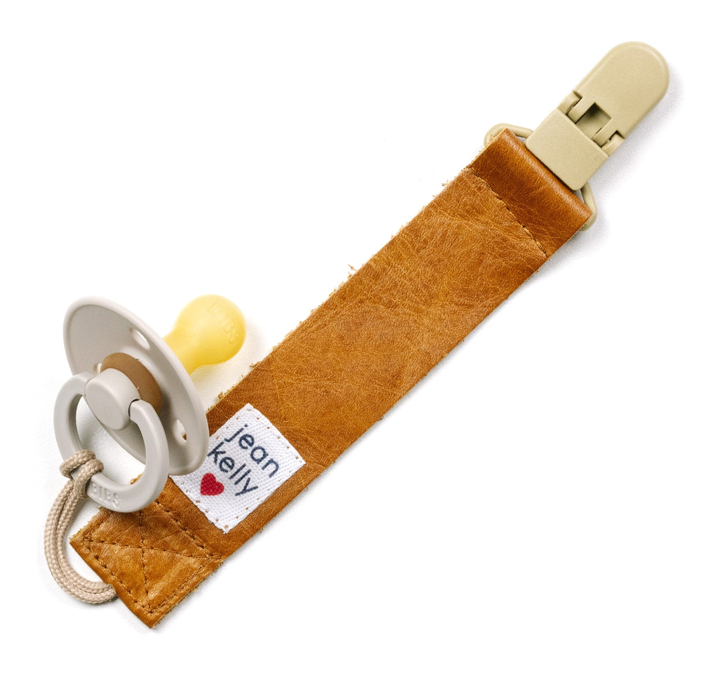 Leather Dummy Clip - Tan