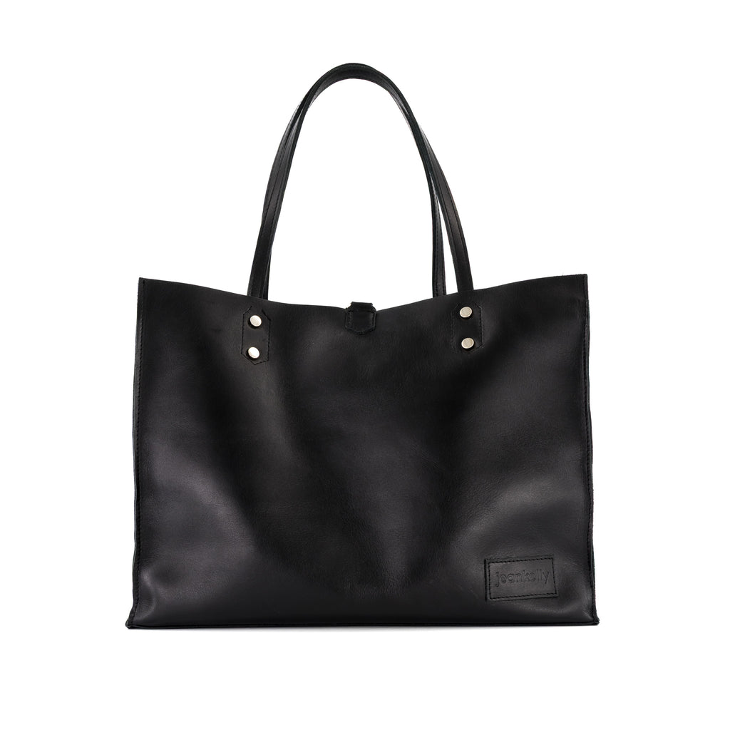 Jeankelly Everything Leather Shopper - Black