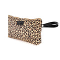 Jeankelly Leopard Print Changing Pouch With Padded Slim Mat + Grab Handle