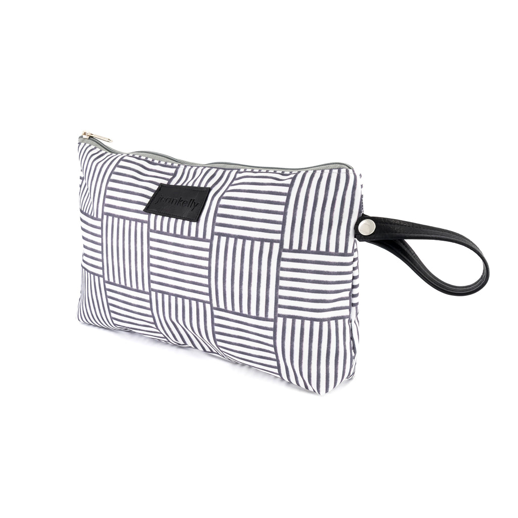 Jeankelly Changing Pouch With Black Handle - Stripey