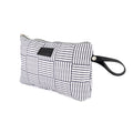 Jeankelly Stripey Changing Pouch With Padded Slim Mat + Grab Handle