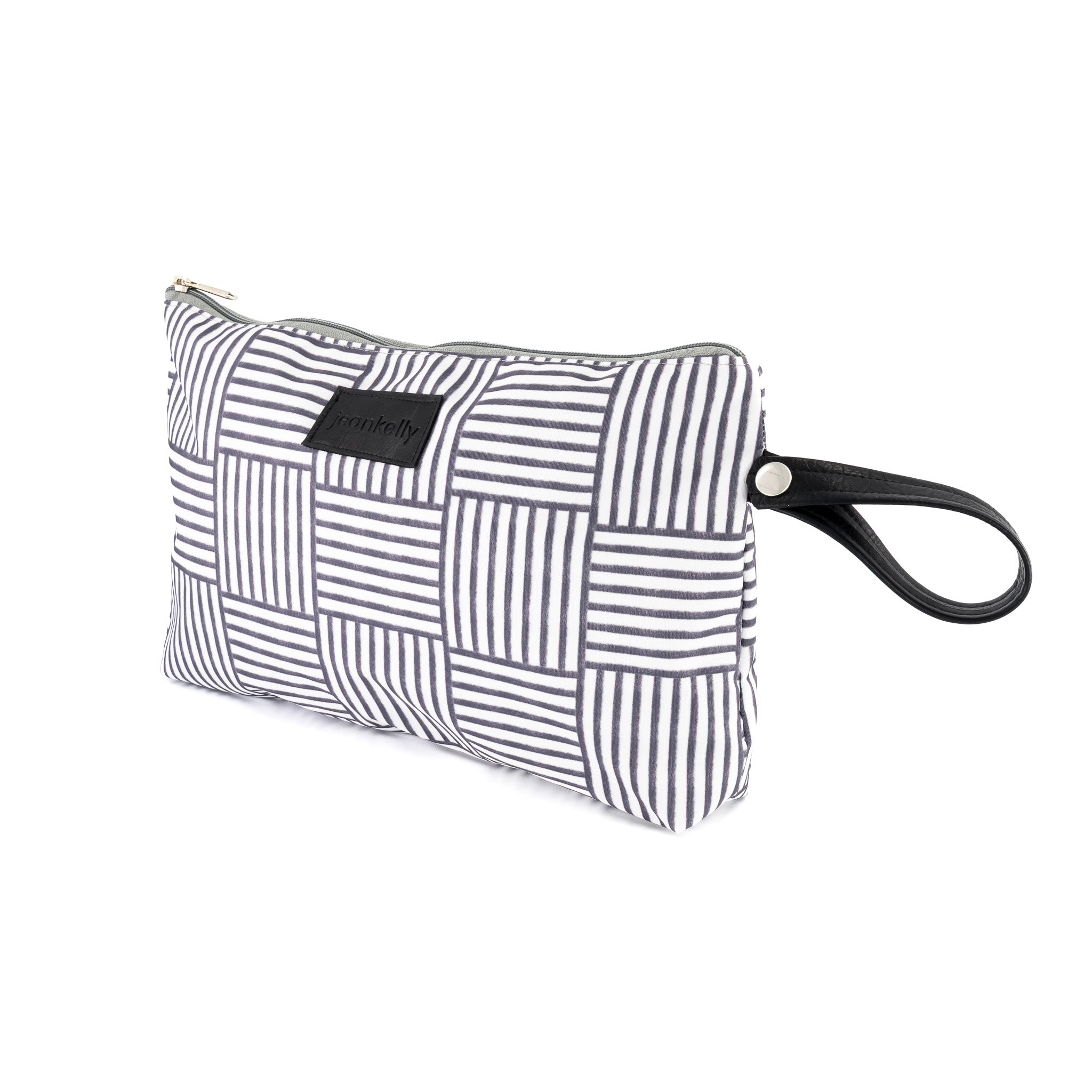 Jeankelly Changing Pouch With Black Handle - Stripey