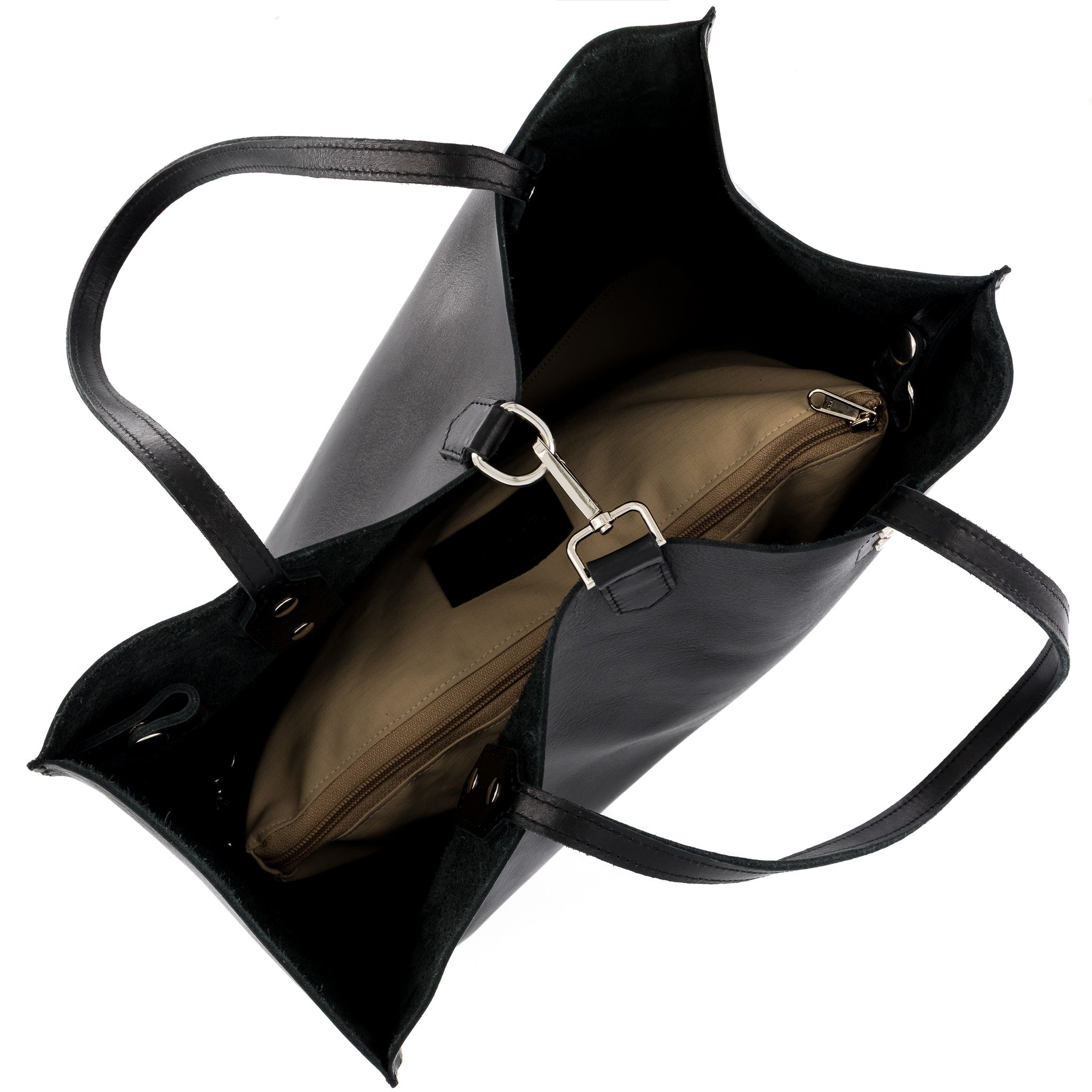 Jeankelly Everything Leather Shopper - Black