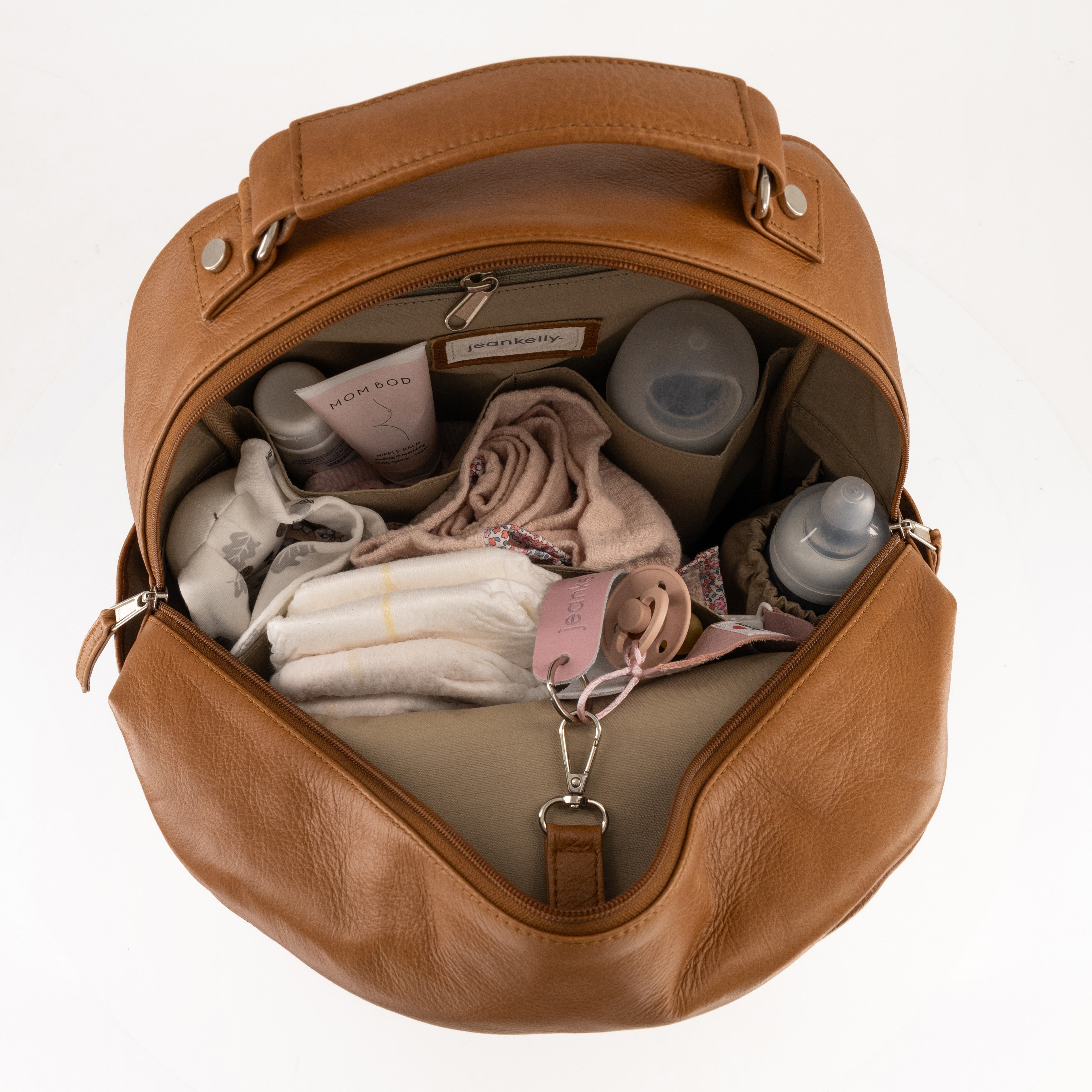 Jeankelly Original Leather Backpack - Toffee