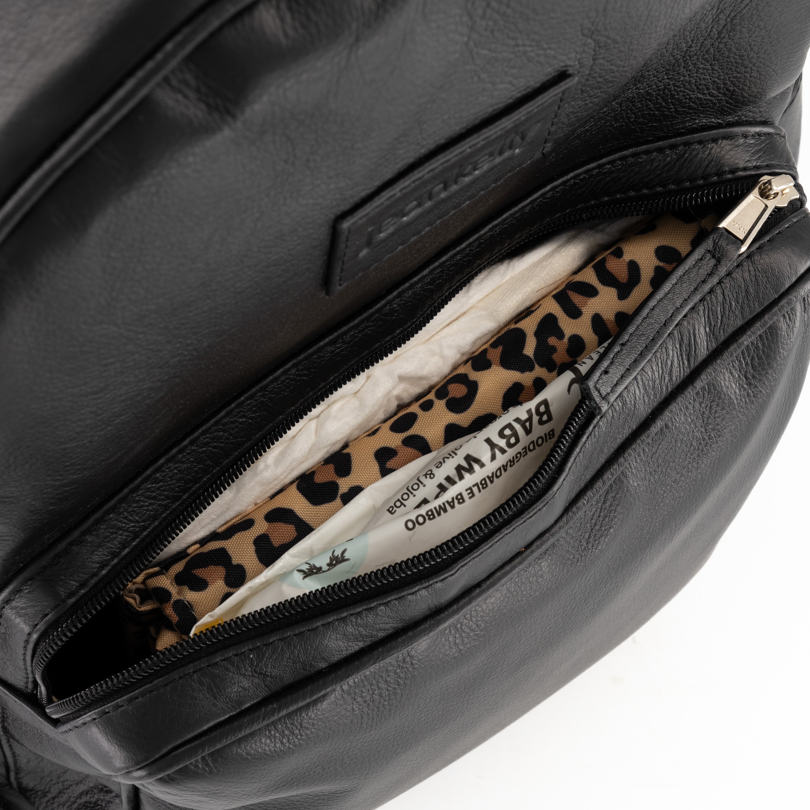 Jeankelly Original Leather Backpack - Black