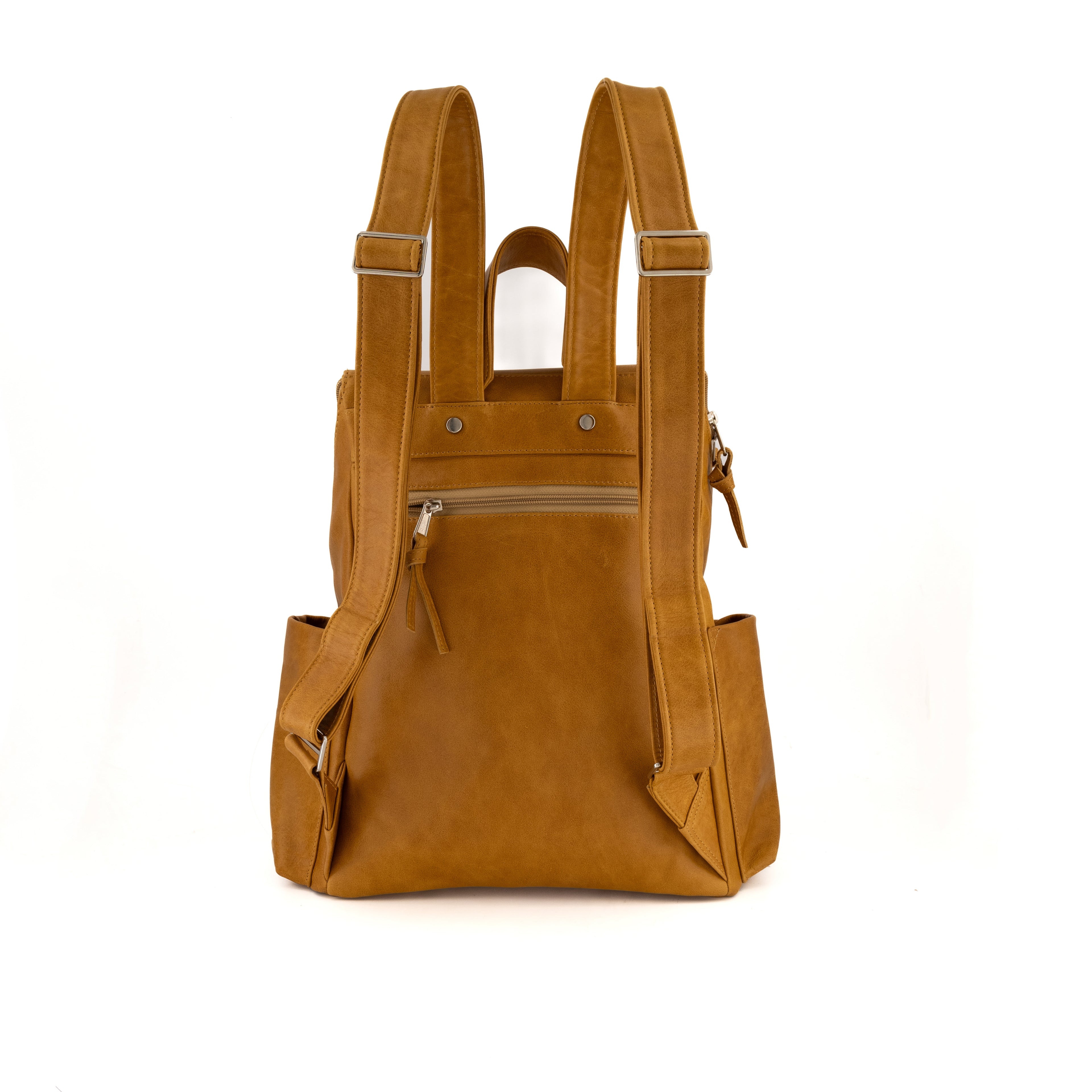 Jeankelly Classic Leather Backpack - Vanilla Blonde