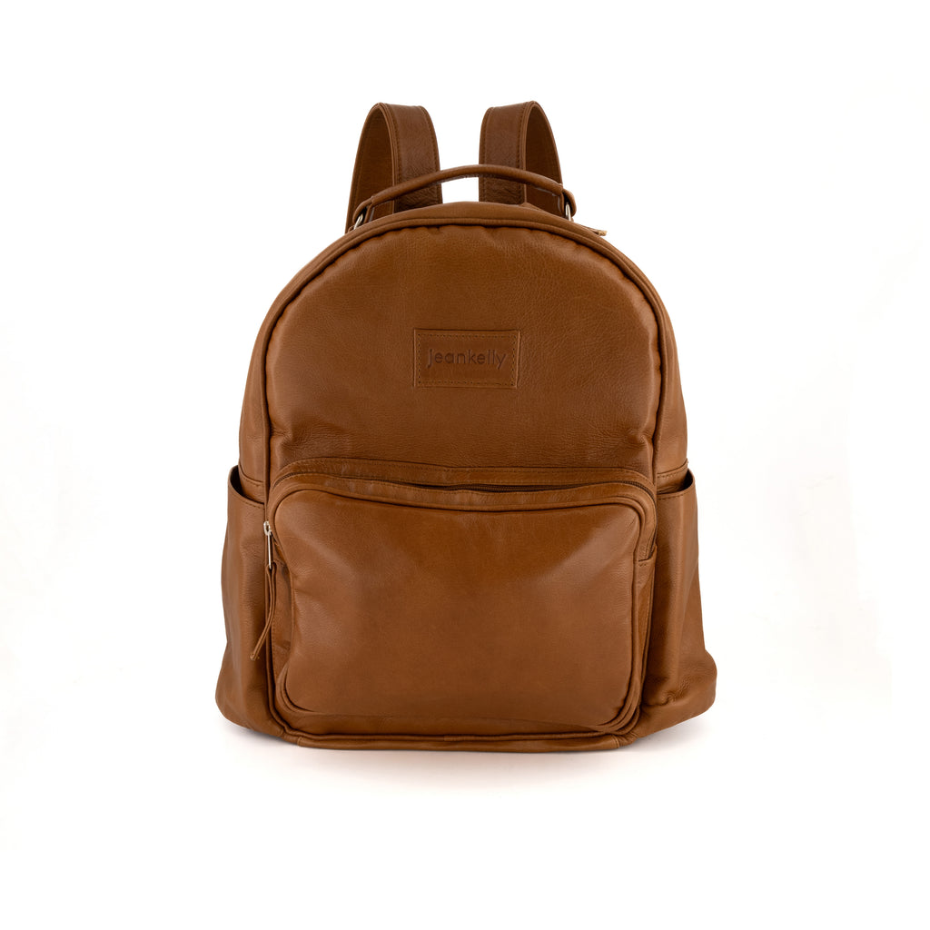 Jeankelly Original Leather Backpack - Toffee