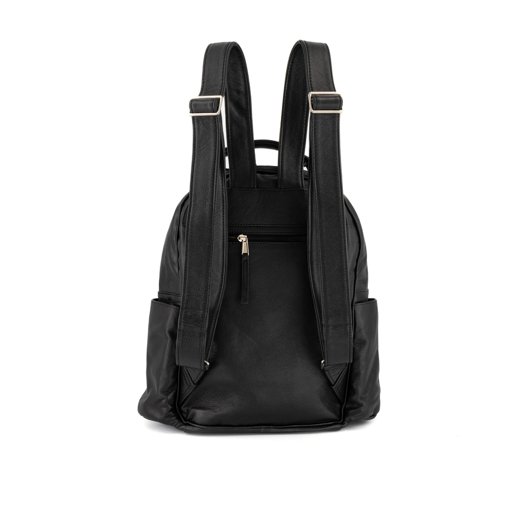 Jeankelly Original Leather Backpack - Black