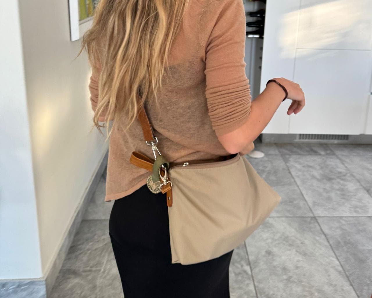 Jeankelly Shoulder Strap Faux Leather - Butterscotch